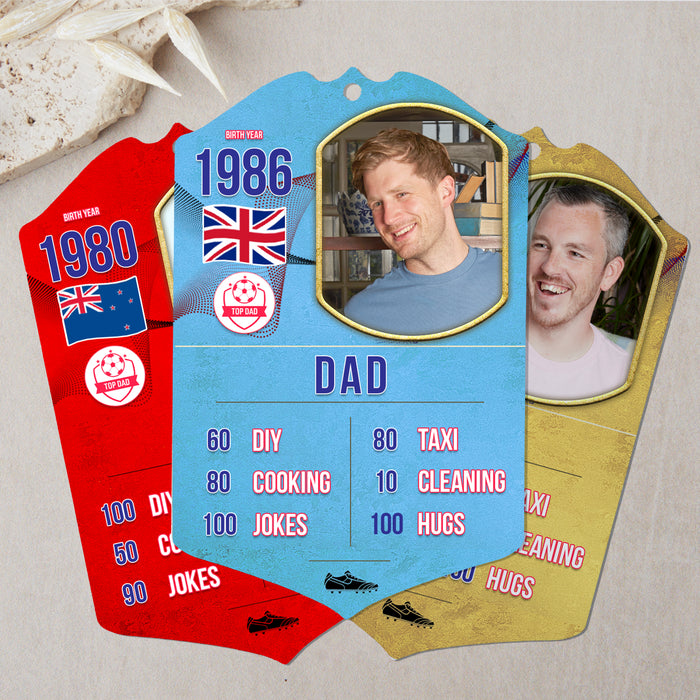 Personalised Father's Day Football Card