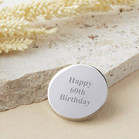 60th Birthday 1965 Sixpence Coin Golf Marker