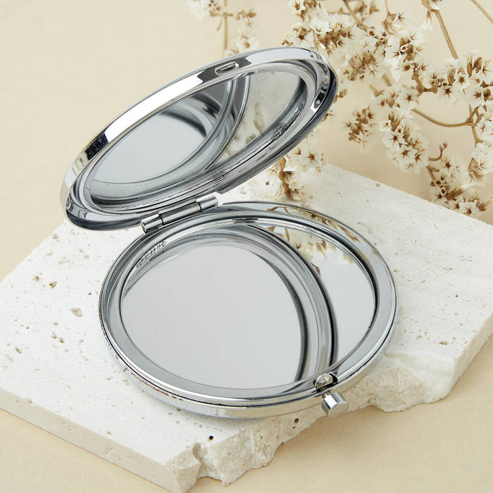 70th Birthday 1955 Sixpence Coin Compact Mirror