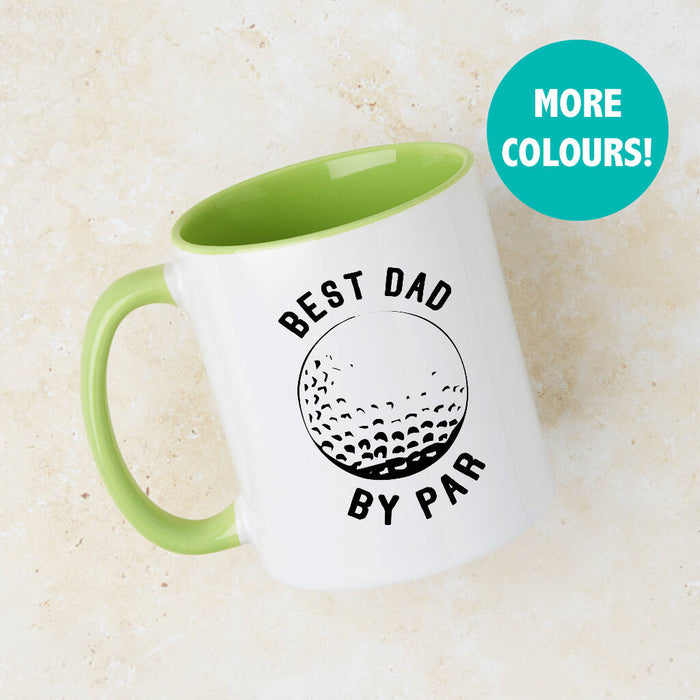 Best Dad By Par Father's Day Golf Mug