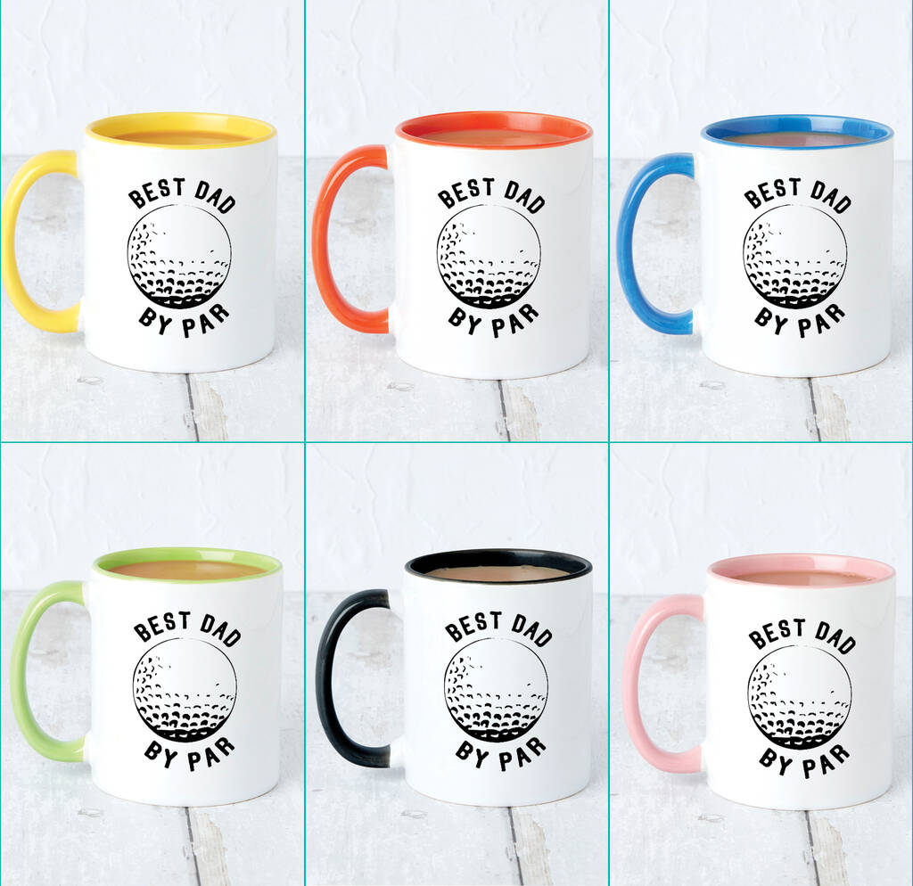 Best Dad By Par Father's Day Golf Mug