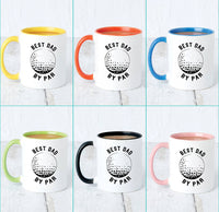 Best Dad By Par Father's Day Golf Mug