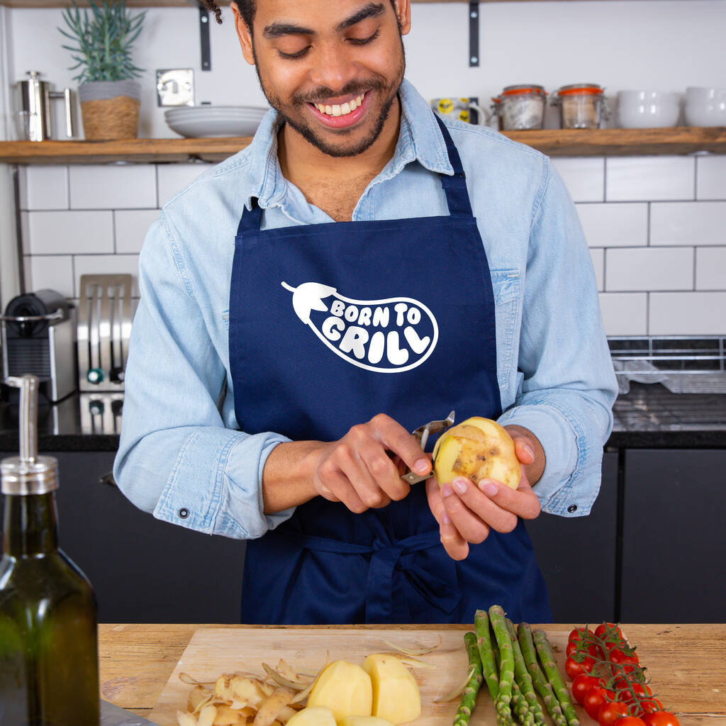 Born to Grill Father's Day BBQ Apron