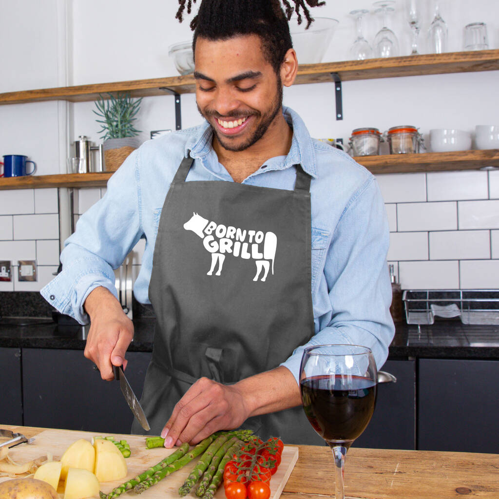 Born to Grill Father's Day BBQ Apron