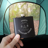 Personalised Adventure Tipple Father's Day Hip Flask