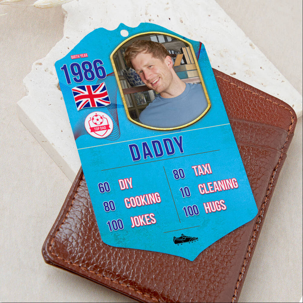 Personalised Father's Day Football Card
