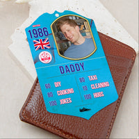 Personalised Father's Day Football Card