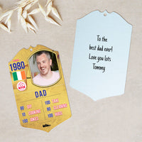 Personalised Father's Day Football Card
