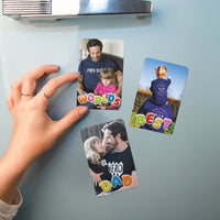 Personalised Photo World's Best Dad Gallery Magnet Set