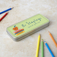 Personalised Special Teachers Pen And Pencil Tin