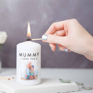 Photo Message Candle
