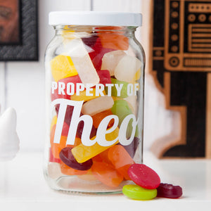 Property Of Personalised Jar