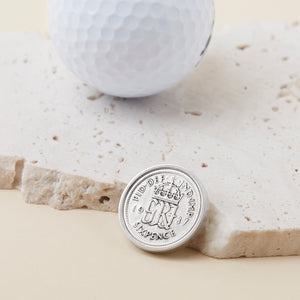 Lucky Sixpence Coin Golf Marker 1928 To 1967