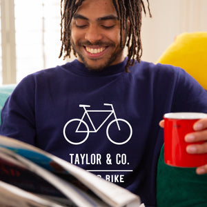 On Yer Bike' Personalised Adventure Men's Sweatshirt