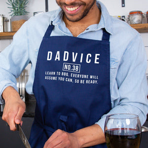 Dad To Be 'Dadvice Bbq' Men's Apron