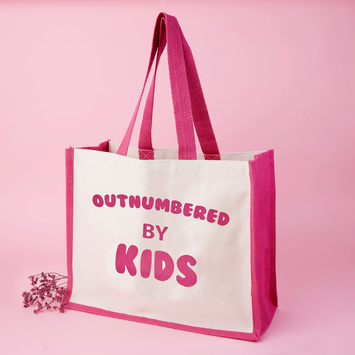 Outnumbered By Kids Tote Bag