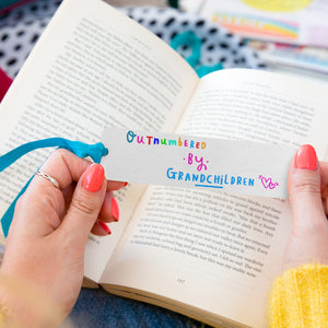 Grandma 'Outnumbered By Grandchildren' Bookmark