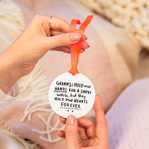 Nanny 'You Hold Our Hearts Forever' Remembrance Keepsake