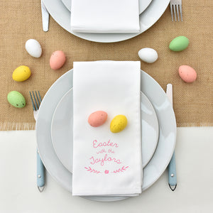 Personalised Easter With The . . .  Napkins