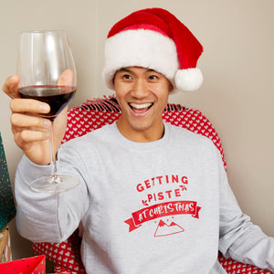 'Getting Piste' at Christmas Bold Jumper