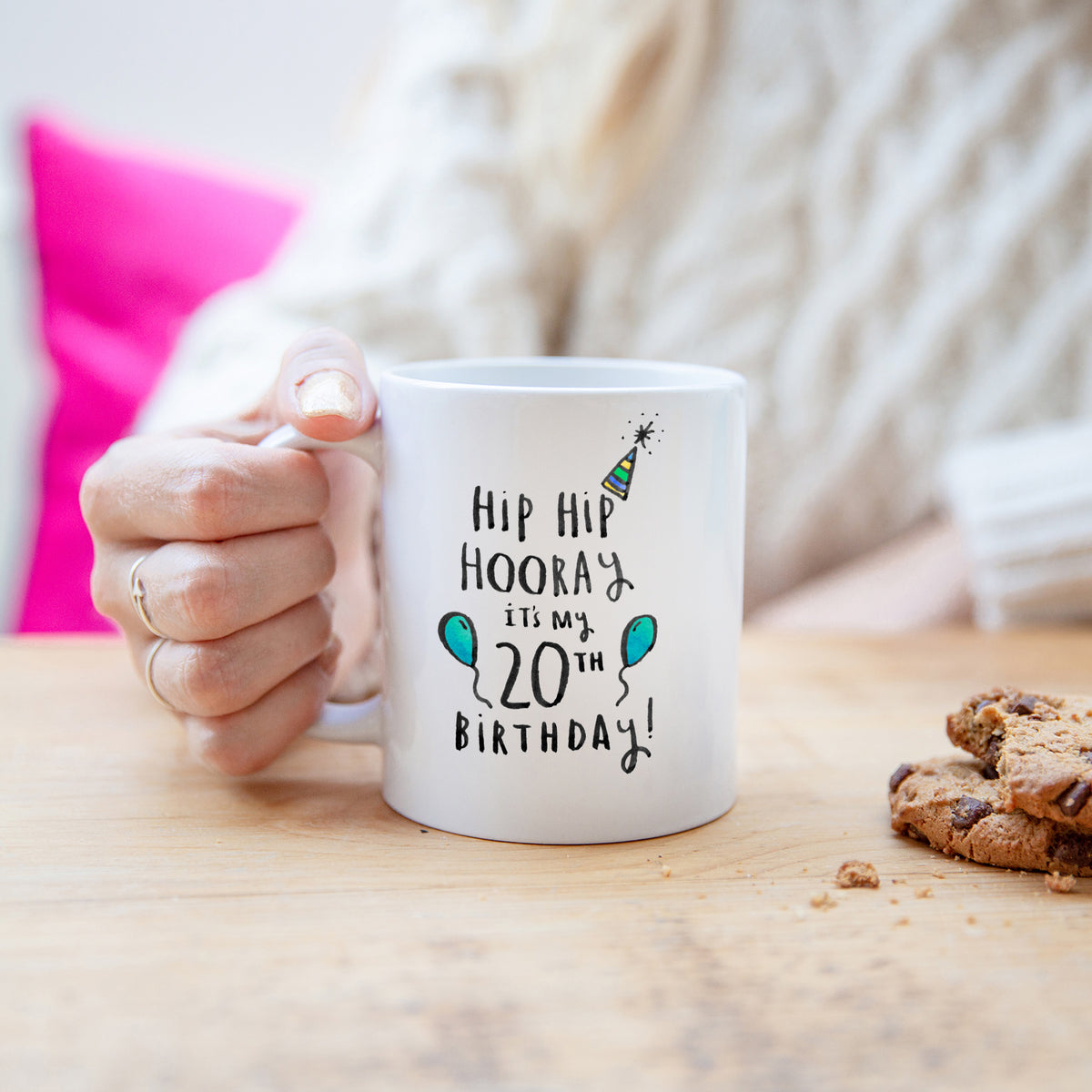 Hip Hip Hooray It's My 20th Birthday' Mug