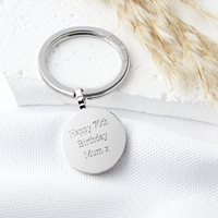 Farthing 1955 70th Birthday Coin Keyring