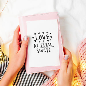 Love At First Swipe Online Dating Greeting Card