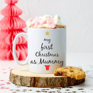 'First Christmas As Mummy' Mug