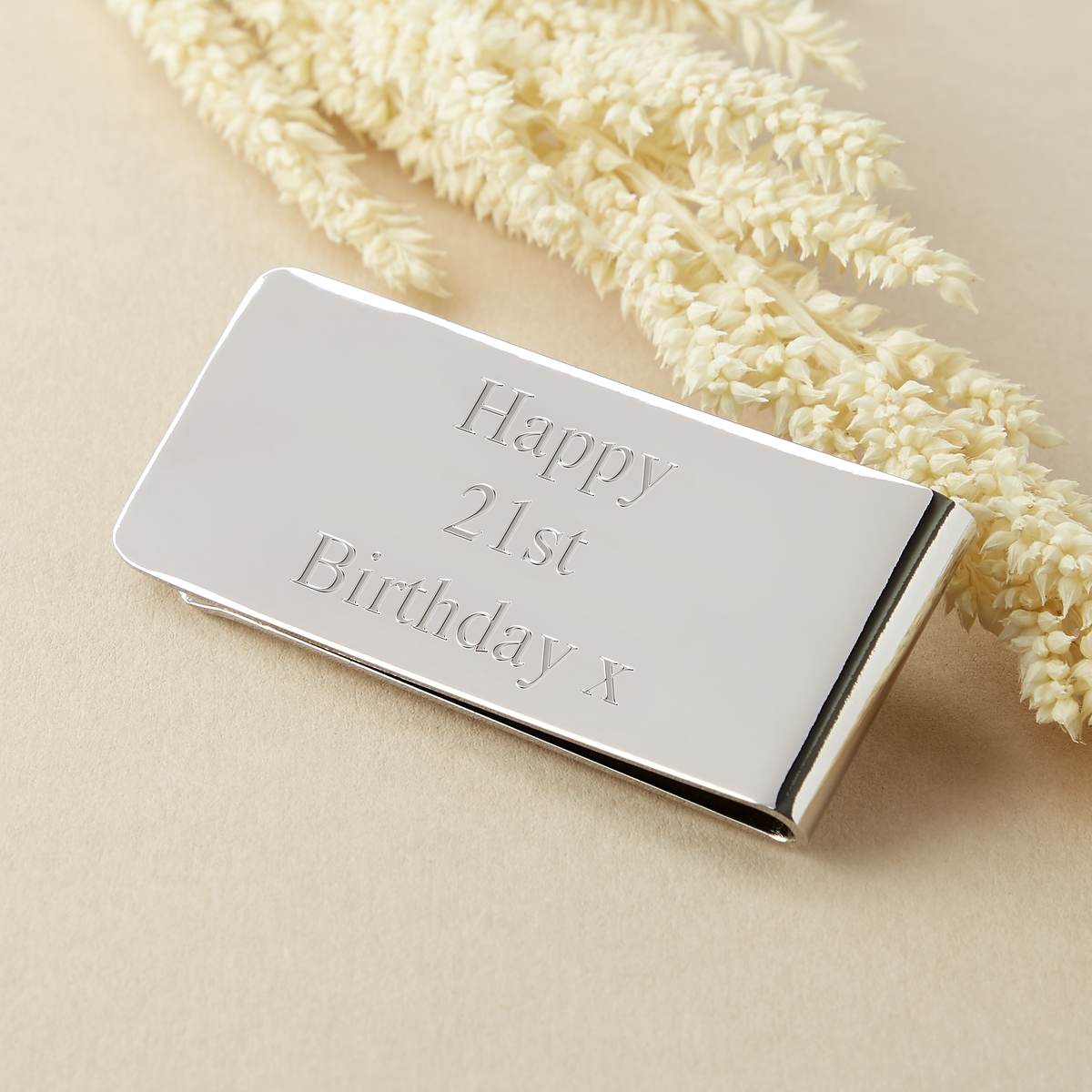 21st Birthday 2004 Penny Coin Money Clip