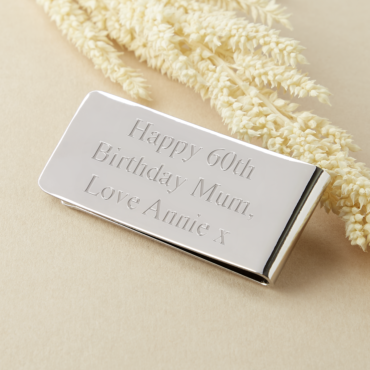 60th Birthday 1965 Sixpence Coin Money Clip