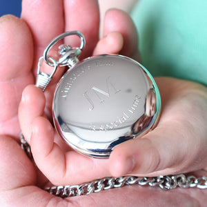 Grandads Time Is Special Time Personalised Pocket Watch