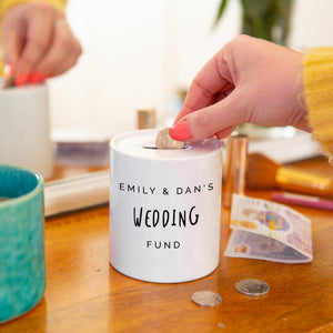 Couples Personalised Money Box Fund