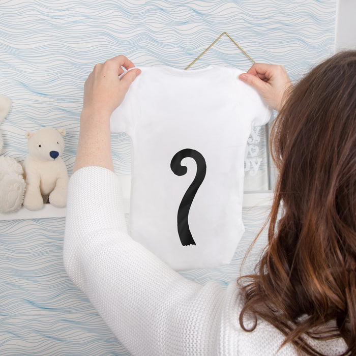 Cat Face' Halloween Baby Grow