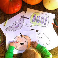 FREE Digital Download Halloween Colouring Pages