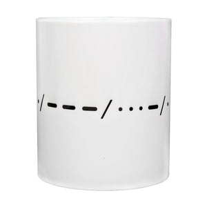Love' Morse Code Ceramic Mug