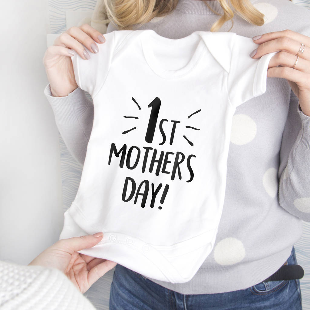 1st Mother's Day' Baby Grow – Ellie Ellie