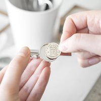 60th Birthday 1965 Sixpence Year Coin Tie Clip