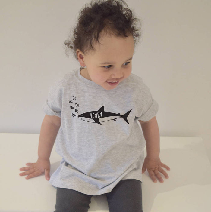 Personalised Children's Shark T-Shirt