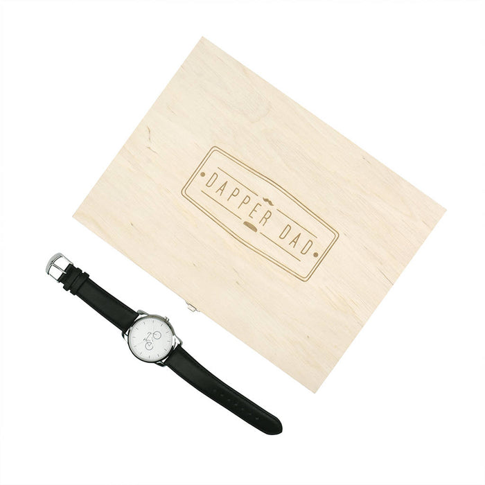 Dapper Dad Wooden Watch Box