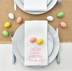 Personalised Easter With The . . .  Napkins