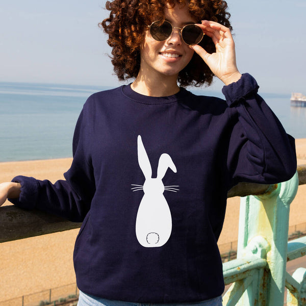 Easter Women's Rabbit Sweatshirt Jumper - Ellie Ellie