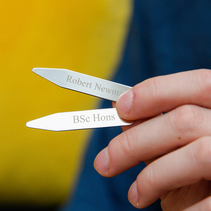 Graduation Personalised Collar Stiffeners