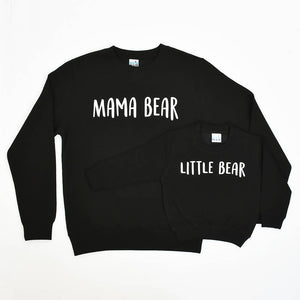 Mum And Me Bear Sweatshirt Jumper Set