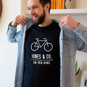 On Yer Bike' Personalised Adventure Men's T-Shirt