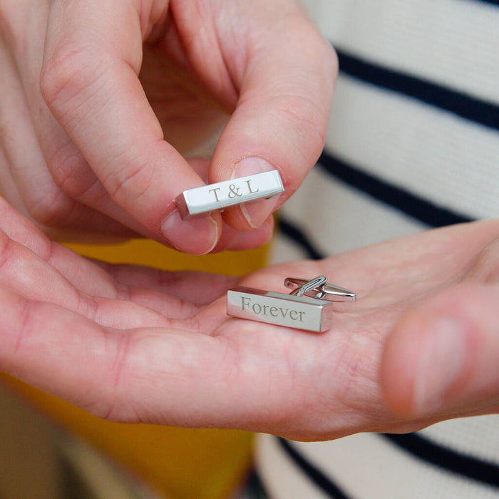 Personalised Bar Cufflinks