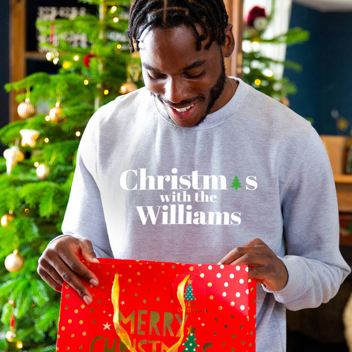 Christmas With The… Personalised Unisex Christmas Jumper Sweatshirt