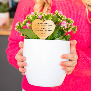 Personalised Gold 'Thank You Teacher' Plant Marker