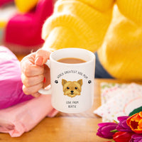 Personalised 'World's best dog Mum' Dog Breed Mug