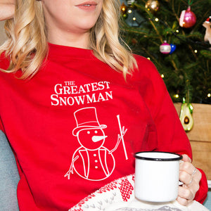 The Greatest Snowman Christmas Unisex Jumper Sweatshirt