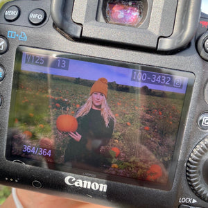 Behind The Scenes - Halloween Photoshoot At The Sompting Pumpkin Picking Patch